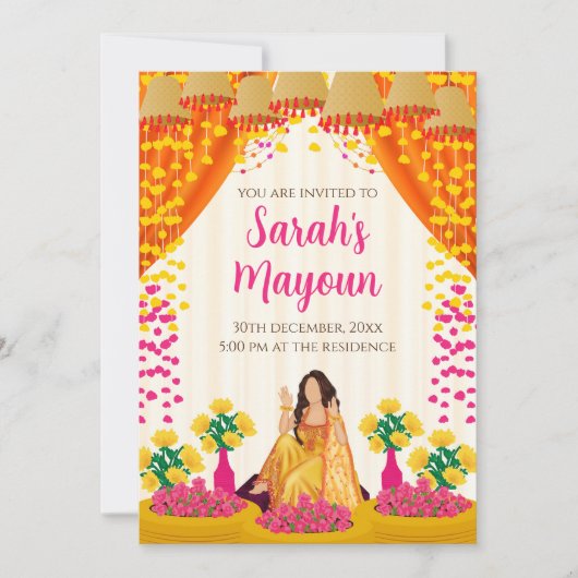 ハルディ招待状 メーヤウン招待＆ハルディ招待 招待状 (正面)