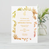 ハルディ・クムクム儀式 招待状 (スタンド正面)