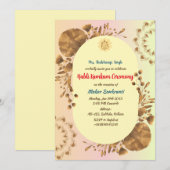 ハルディ・クムクム儀式 招待状 (正面/裏面)