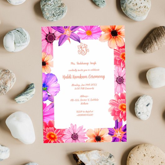 ハルディ・クムクム儀式 招待状