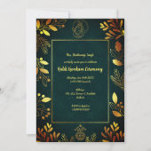 ハルディ・クムクム儀式 招待状 (正面)