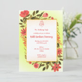 ハルディ・クムクム儀式 招待状 (スタンド正面)