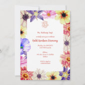 ハルディ・クムクム儀式 招待状 (正面)