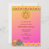 ハルディ・クムクム儀礼 招待状 (正面)