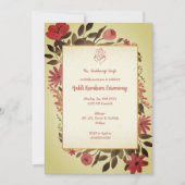 ハルディ・クムクム儀礼 招待状 (正面)