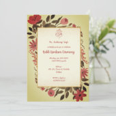 ハルディ・クムクム儀礼 招待状 (スタンド正面)