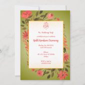 ハルディ・クムクム儀礼 招待状 (正面)