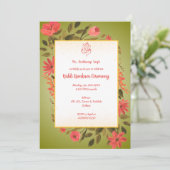 ハルディ・クムクム儀礼 招待状 (スタンド正面)