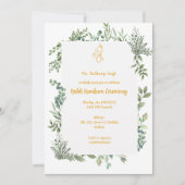 ハルディ・クムクム儀礼 招待状 (正面)