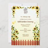 ハルディ・クムクム・セレモニー 招待状 (正面)