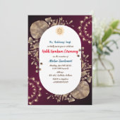 ハルディ・クムクム・セレモニー 招待状 (スタンド正面)