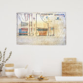 ハルプシコードデザイン, 1786 ポスター (キッチン)