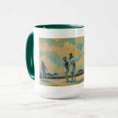 ハルマゲドンロープ、幾日のコーヒー・マグの端 マグカップ (正面左)