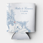 ハルマサチューセッツ結婚式の引き出物飲料 缶クーラー (正面)