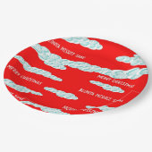 ハルマタンクリスマスフォグ紙プレート ペーパープレート (アングル)