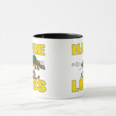 ハレおもしろいロス脱毛可能な風刺漫画 マグカップ (中央)