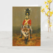 ハレとキツネ騎兵 カード (黄色い花)