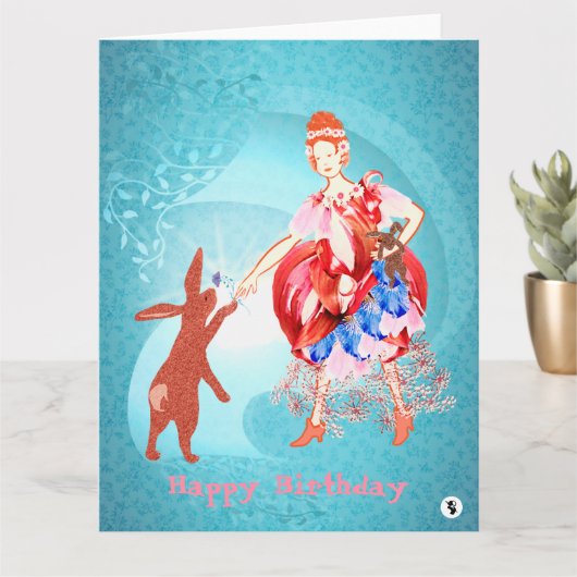 ハレとプリンセスの大切友情 カード (小さな植物)