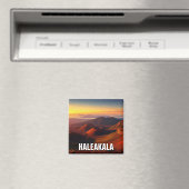 ハレアカラクレーターマウイハワイ旅行 マグネット (インサイチュ (食洗機))