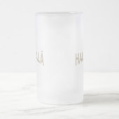 ハレアカラナショナルパークハワイバケーション フロストグラスビールジョッキ (中央)