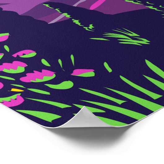 ハレアカラナショナルパークハワイヴィンテージ ポスター (角)