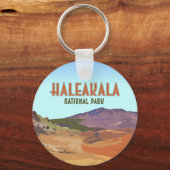 ハレアカラナショナルパークマウイハワイヴィンテージ キーホルダー (正面)