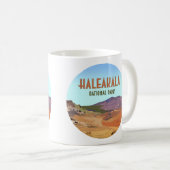 ハレアカラナショナルパークマウイハワイヴィンテージ コーヒーマグカップ (正面右)