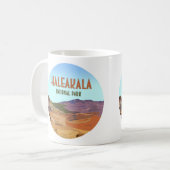 ハレアカラナショナルパークマウイハワイヴィンテージ コーヒーマグカップ (正面左)