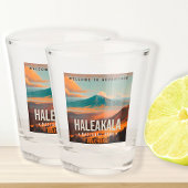 ハレアカラナショナルパークマウイハワイヴィンテージ ショットグラス