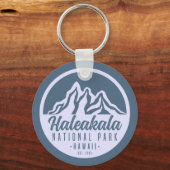 ハレアカラ国立公園ハワイハイキング キーホルダー (正面)