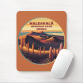 ハレアカラ国立公園ハワイ マウスパッド (マウス)