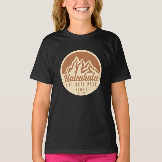 ハレアカラ国立公園ハワイ Tシャツ (正面)