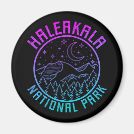 ハレアカラ国立公園ハワイUSAグラデーション マグネット