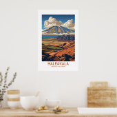 ハレアカラ国立公園ハワイUSA ポスター (キッチン)
