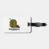 ハレアカラ国立公園バックパック ラゲッジタグ (裏面横)