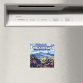 ハレアカラ国立公園マウイ火山ハワイ マグネット (インサイチュ (食洗機))