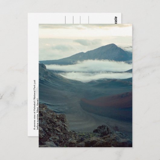 ハレアカラ国立公園マウイHI - ポストカード (正面/裏面)