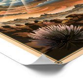 ハレアカラ国立公園リトーのアートワークのポスター ポスター (角)