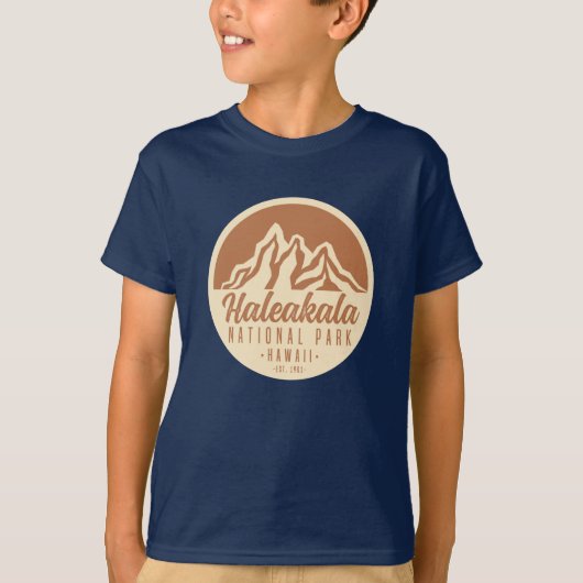 ハレアカラ国立公園 ハワイ Tシャツ (正面)