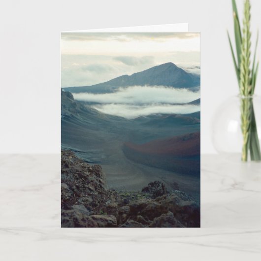 ハレアカラ国立公園、マウイ、ハワイ –  カード (正面)