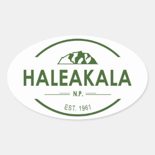 ハレアカラ国立公園 楕円形シール