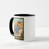 ハレアカラ山サイクリングハワイ マグカップ (正面左)