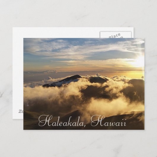 ハレアカラ，ハワイ写真ポストカードキープサケ ポストカード (正面/裏面)