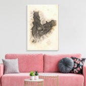 ハレアカラ，ハワイ キャンバスプリント (インサイチュ (リビング))