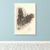 ハレアカラ，ハワイ キャンバスプリント (インサイチュ (ウッドフロア))