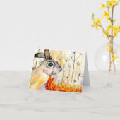 ハレアートカード(a387) カード (黄色い花)