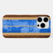 ハレイワサーフボードハワイアンインブルー Case-Mate iPhoneケース (裏面 (横))