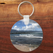 ハレイワノースショアオアフコーヒー キーホルダー (正面)