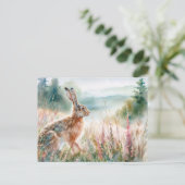 ハレインメドウウォーターカラーアート ポストカード (スタンド正面)