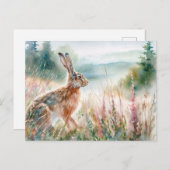 ハレインメドウウォーターカラーアート ポストカード (正面/裏面)